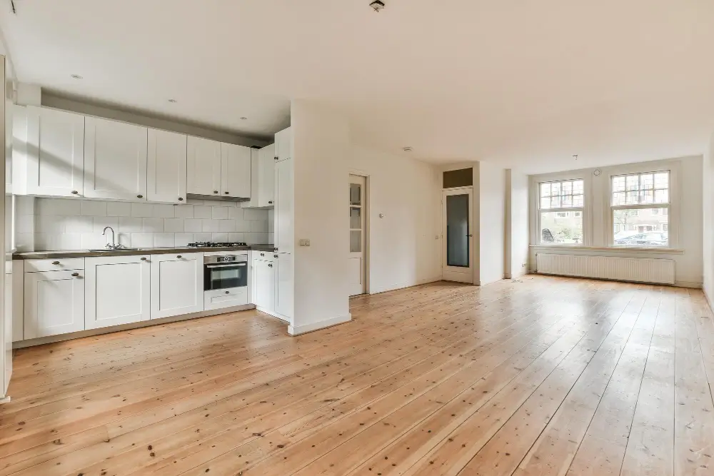 New residential flooring installation