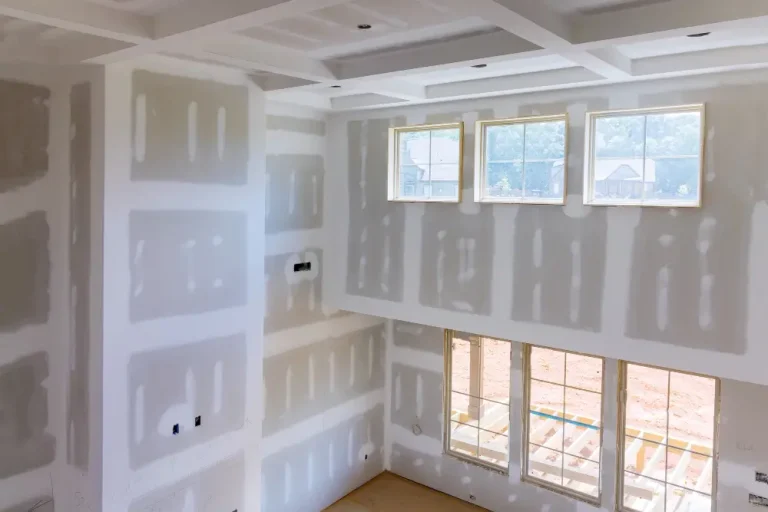 New drywall installation